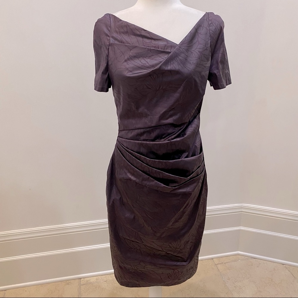 Talbot Runhof Timeless Classic purple dress size 8